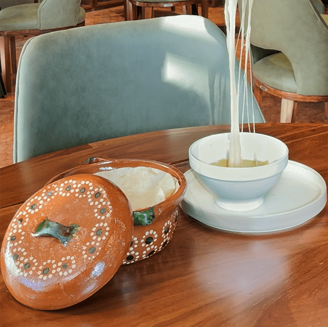 platillo queso fundido